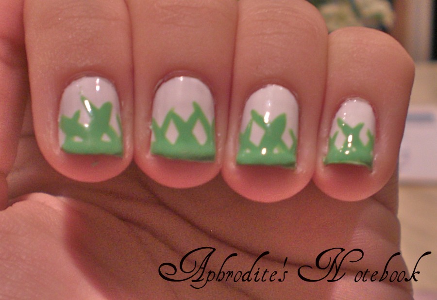 Green and White Nail Designs on Tumblr - wide 2