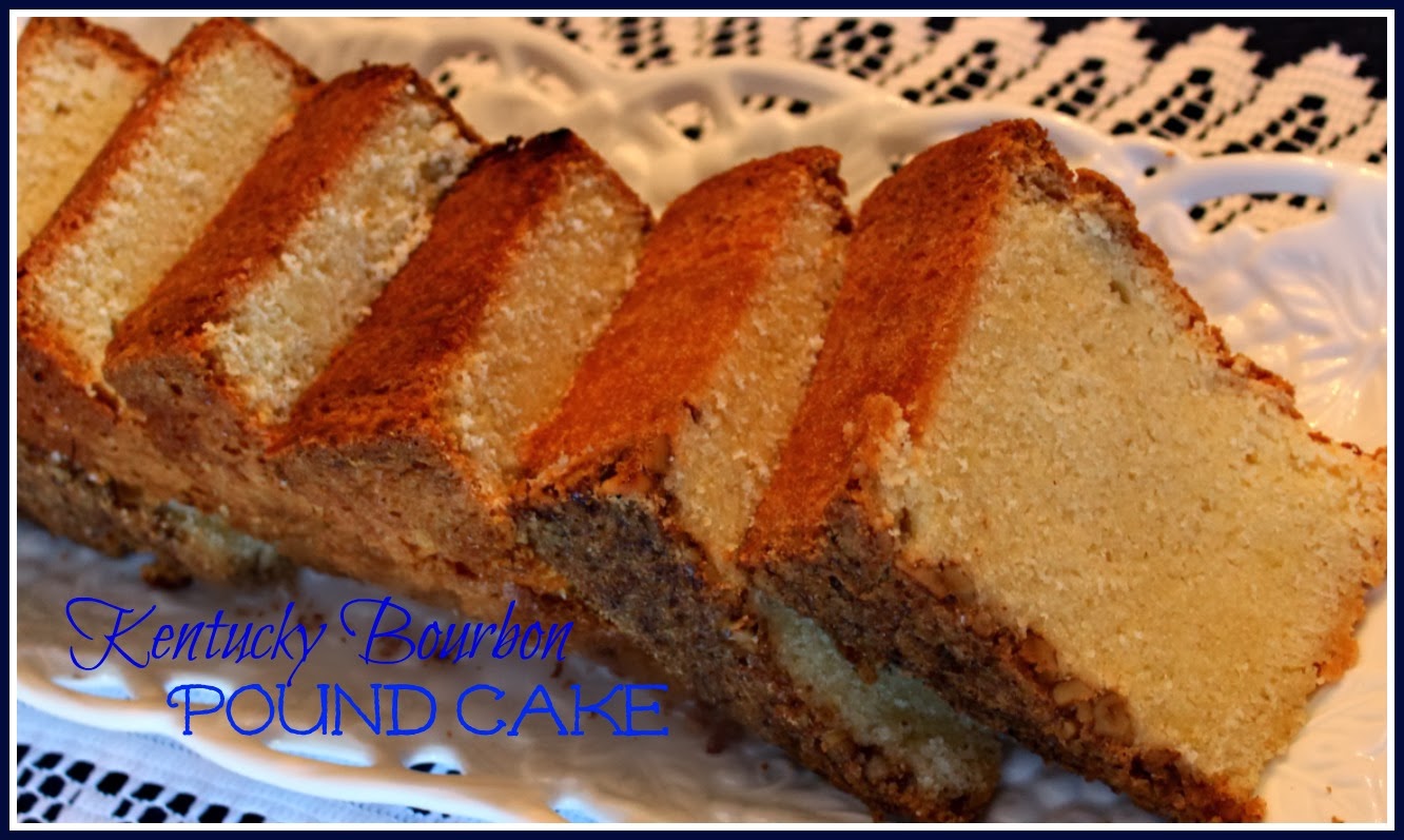 Sweet Tea and Cornbread Kentucky Bourbon Pound Cake!