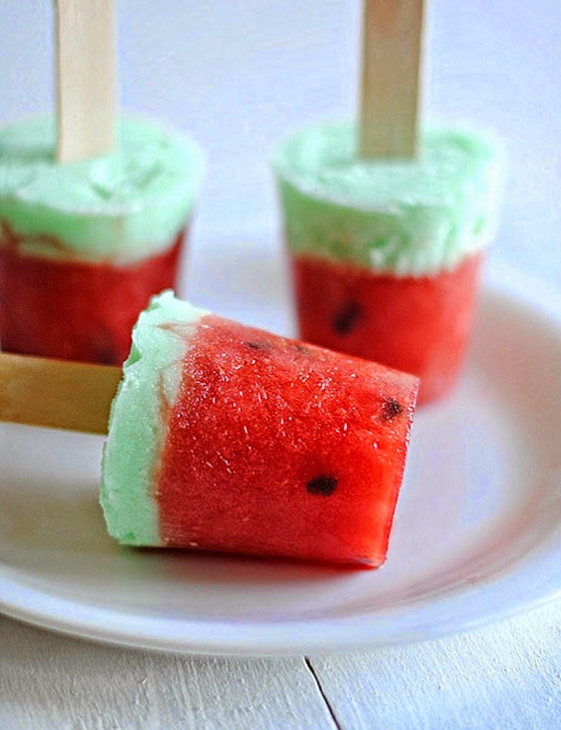 Polos caseros de frutas