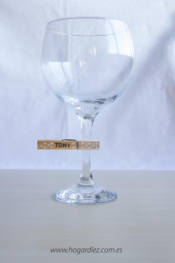 Marcador de copas DIY