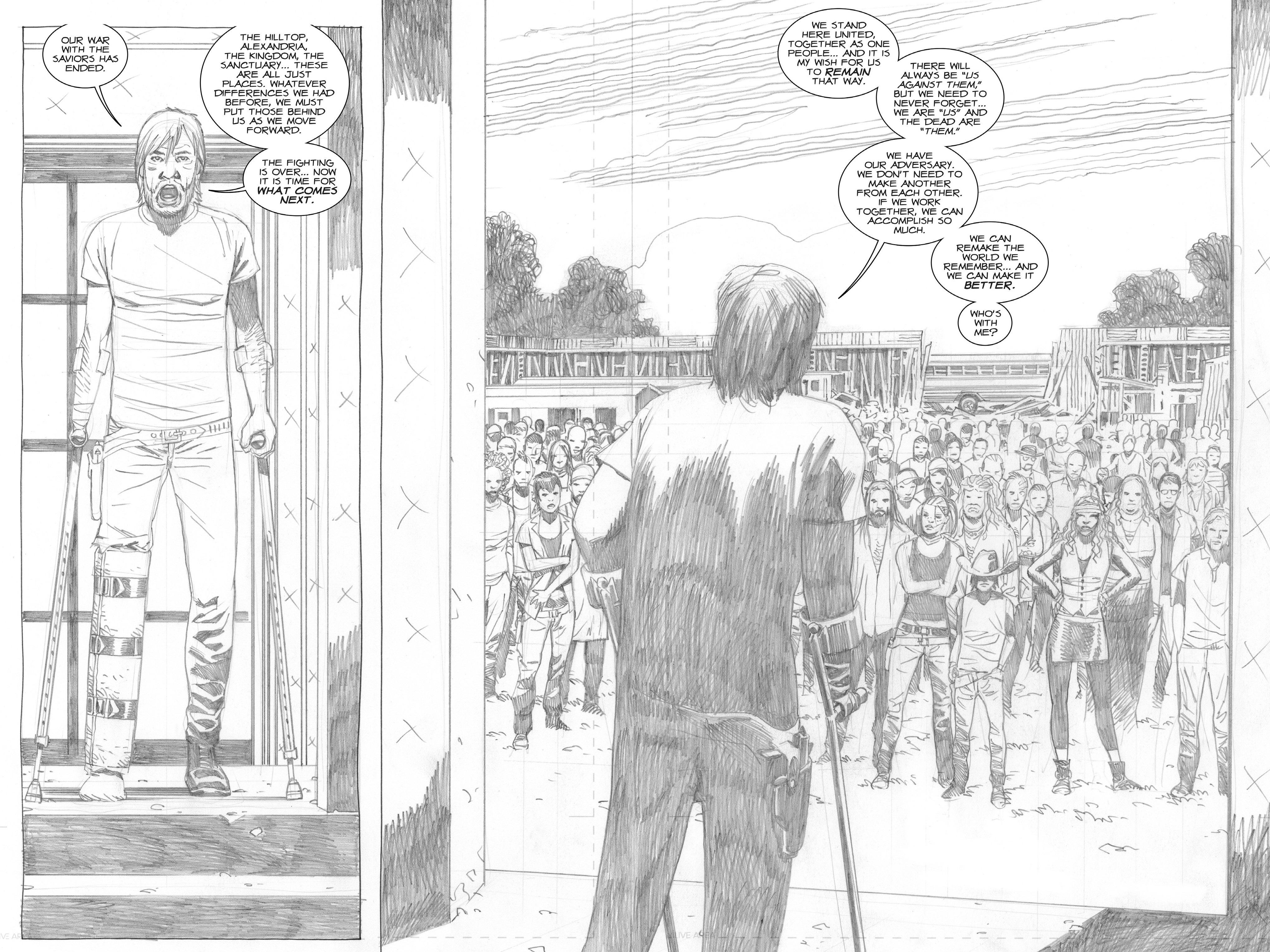 The Walking Dead issue All Out War Artist Proof Edition - Page 246