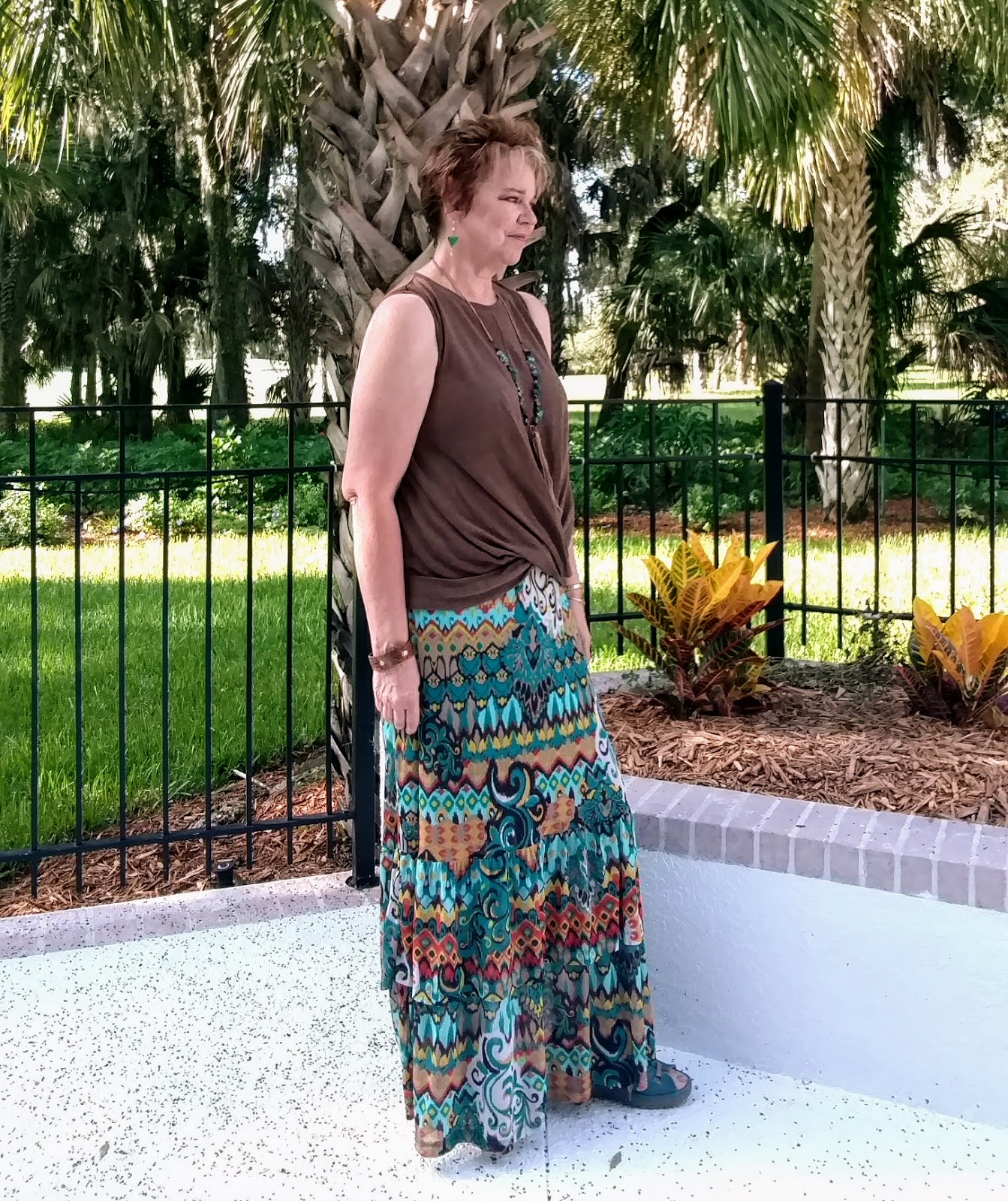 What to Wear with A Printed Maxi - Fierce Fashion