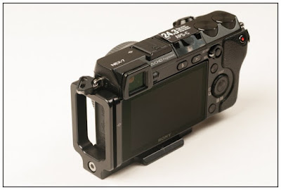 Hejnar PHOTO Mod L Bracket on SONY NEX-7- back view