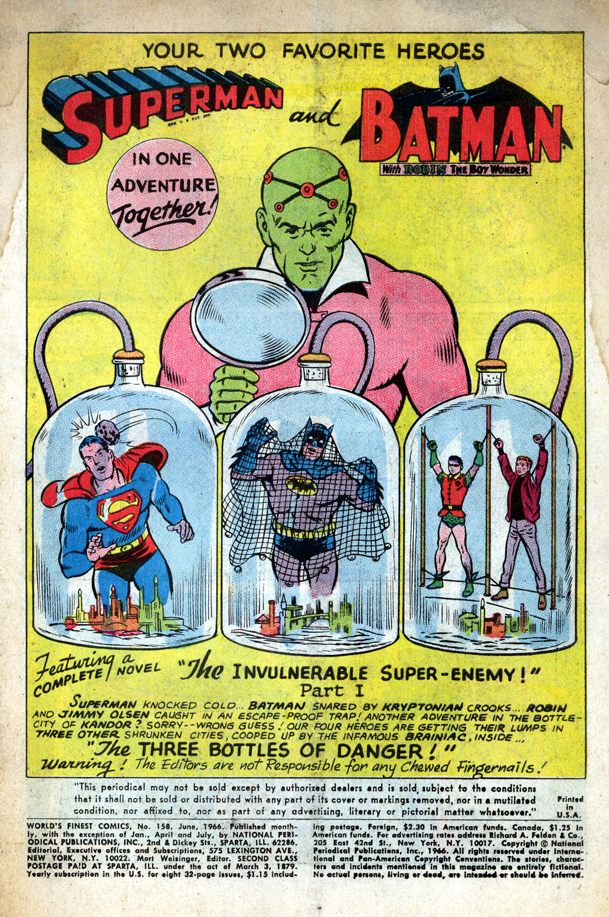 Read online World's Finest Comics comic -  Issue #158 - 3