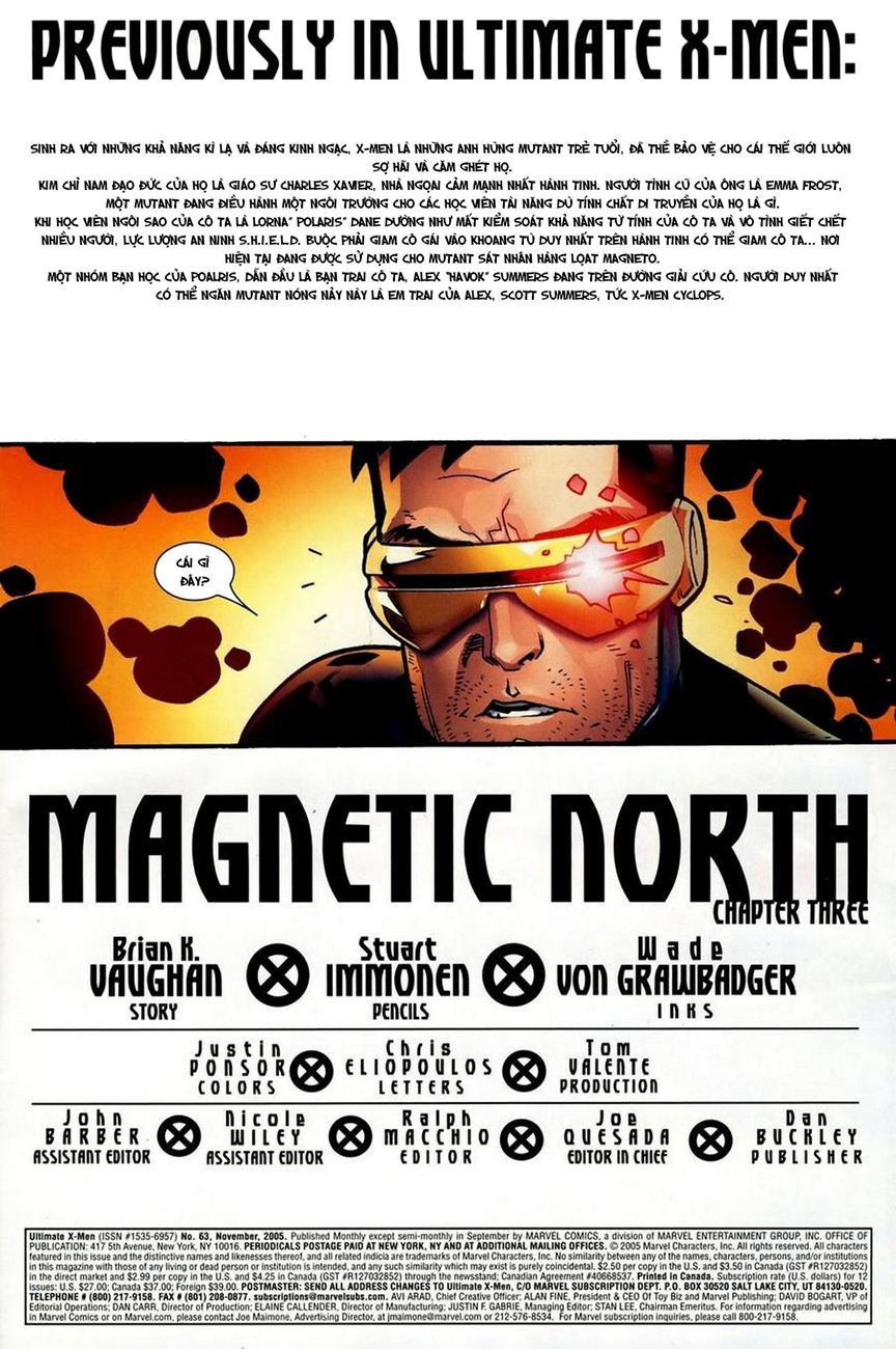 Ultimate X - men chap 63