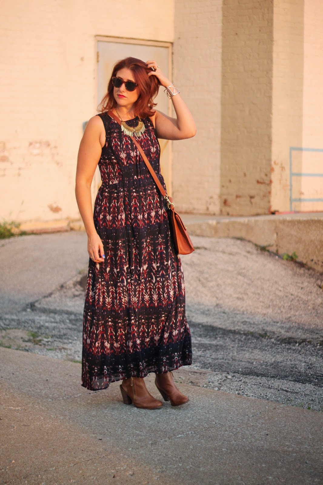 HOT PINK style: H&M Maxi Dress