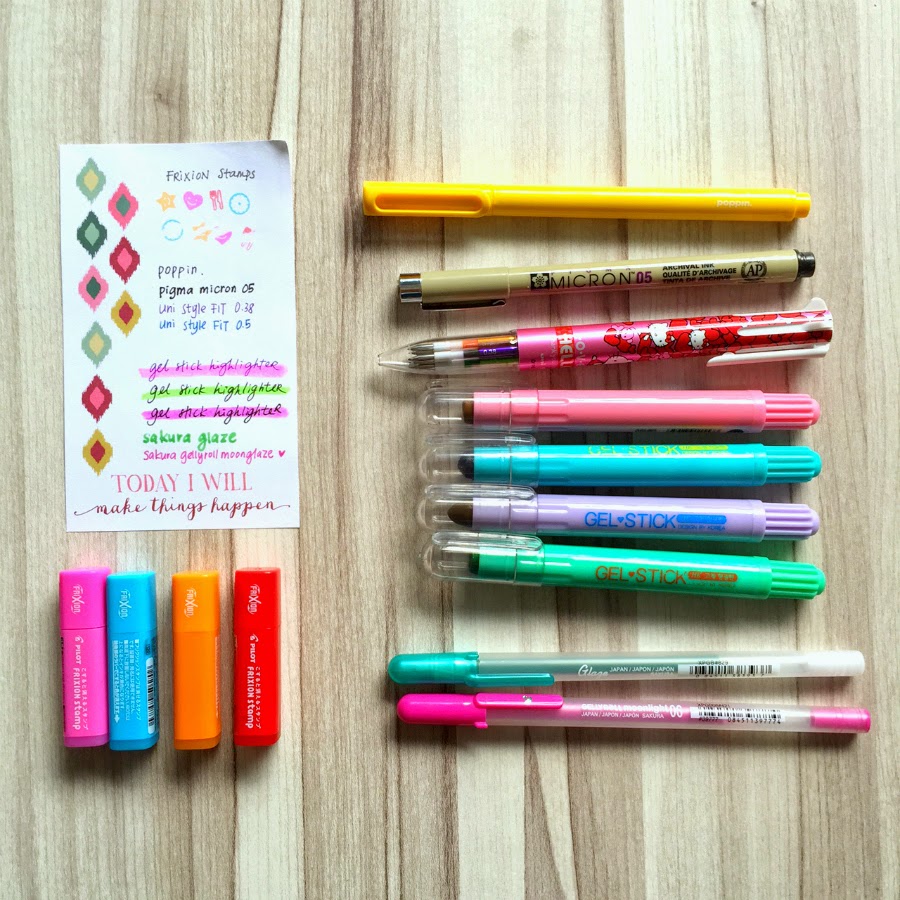 Frixion Planner Stamps