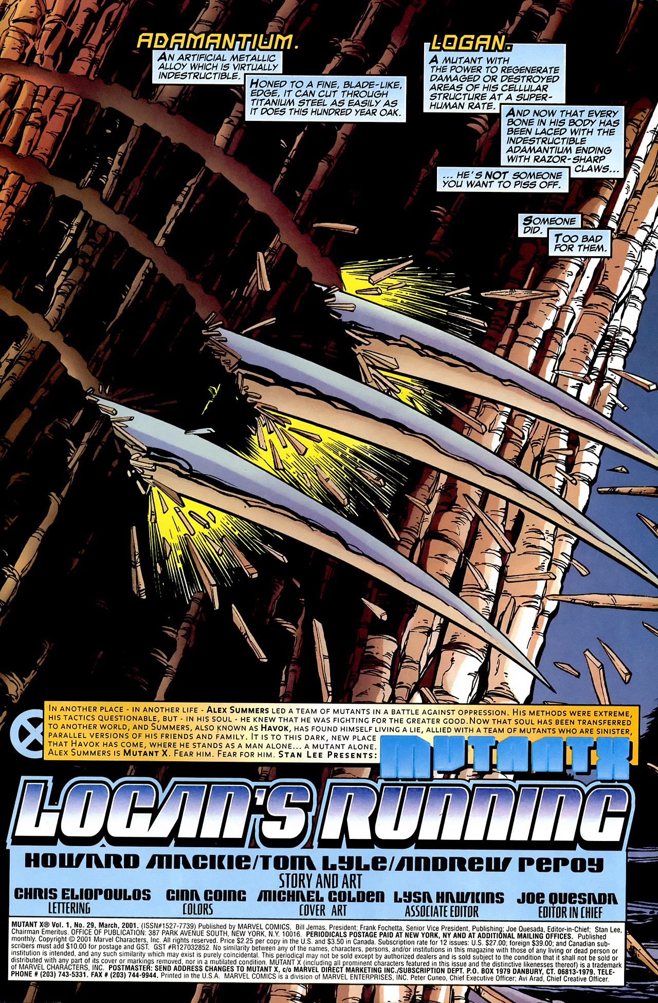 Read online Mutant X comic -  Issue #29 - 2