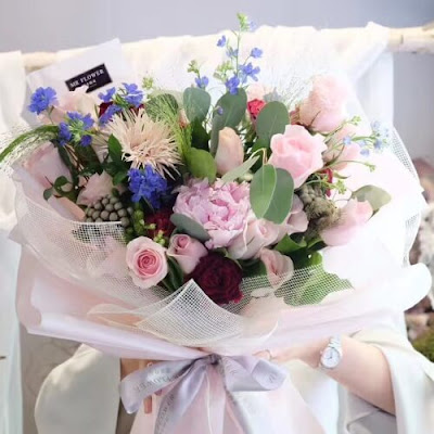 Kertas Buket Bunga / Flower Bouquet Wrapping Paper (Seri PW)