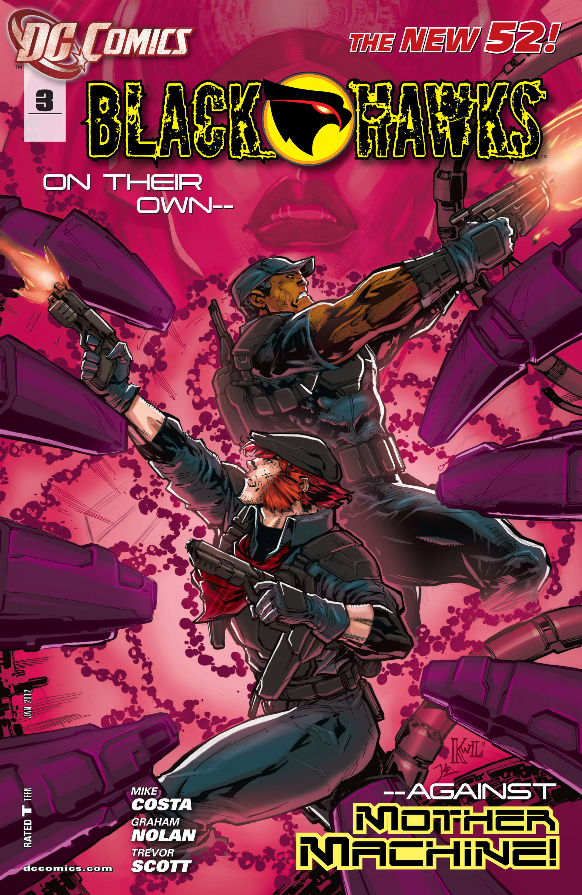 Read online Blackhawks comic -  Issue #3 - 1