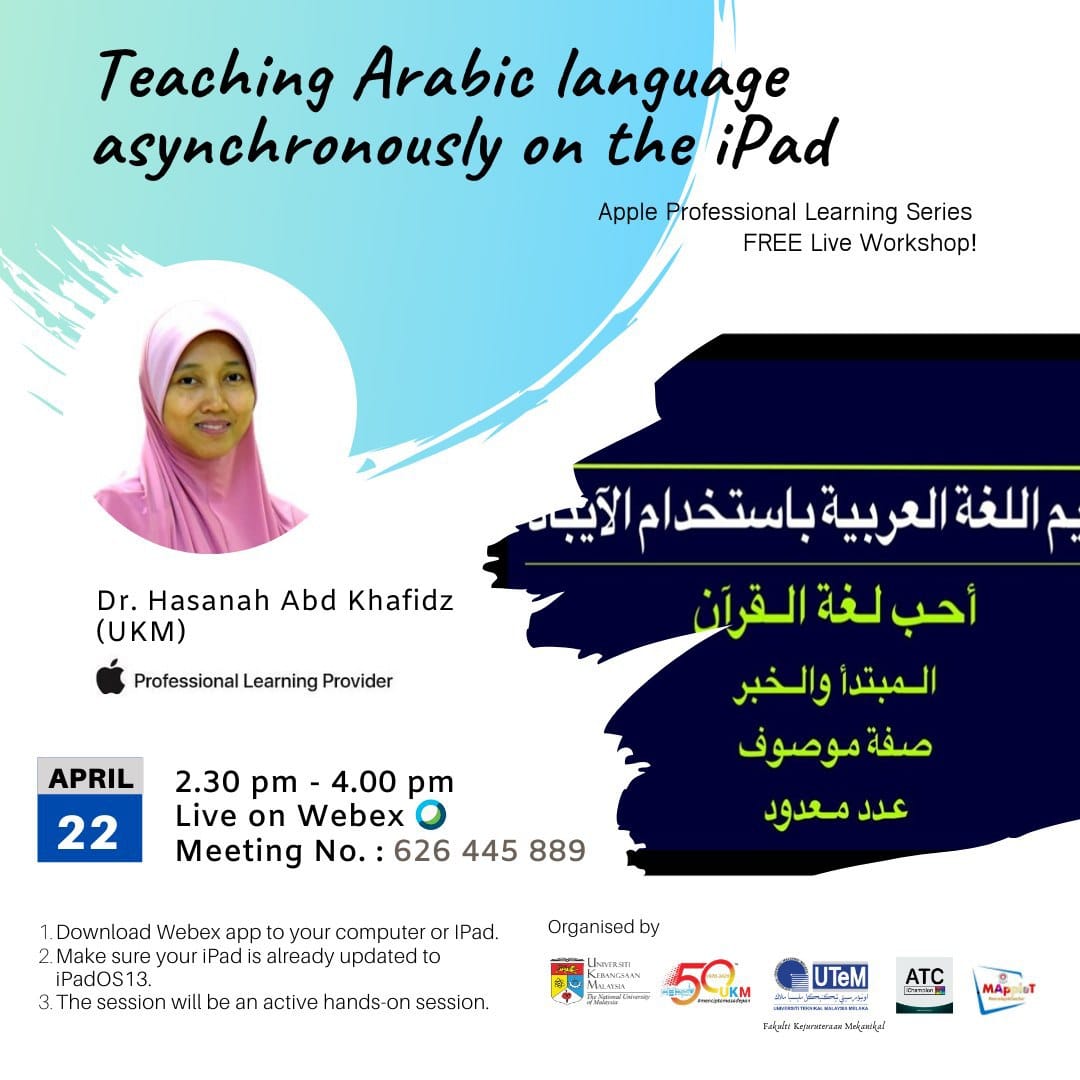 Teaching Arabic language on the iPad