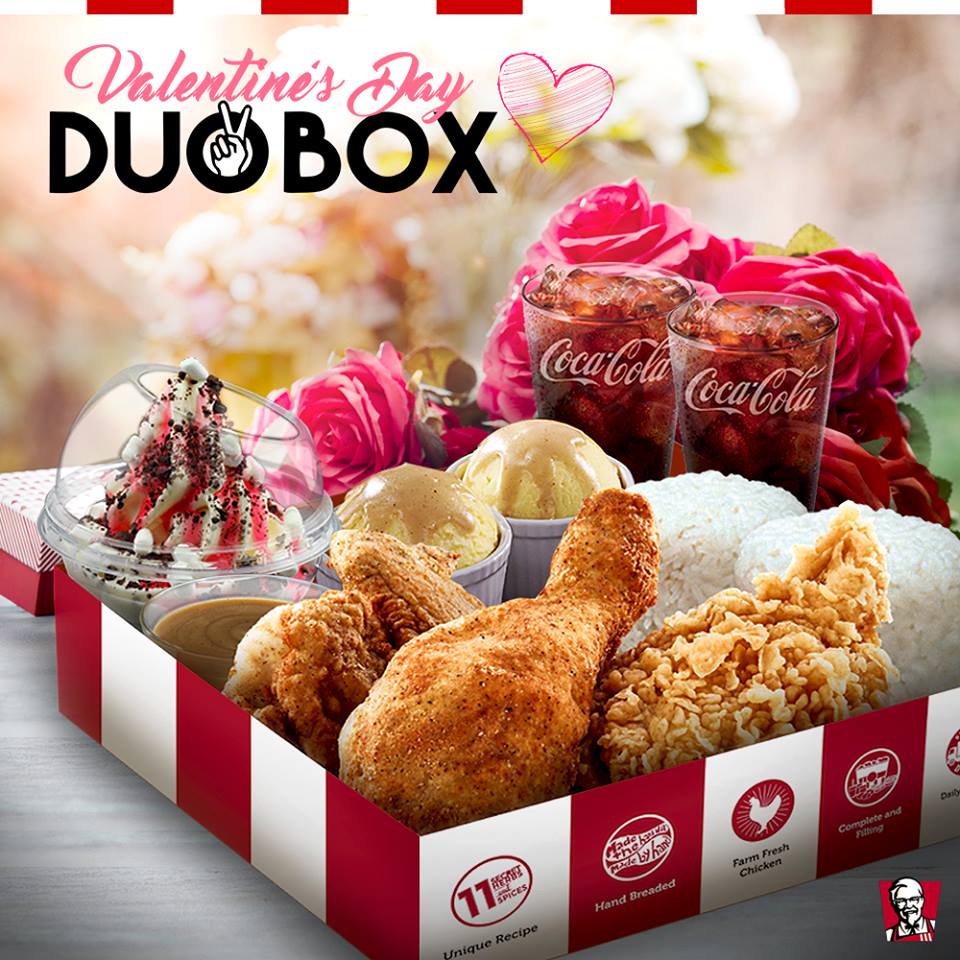 Manila Shopper KFC Valentine's Duo Box Promo FebMar 2017