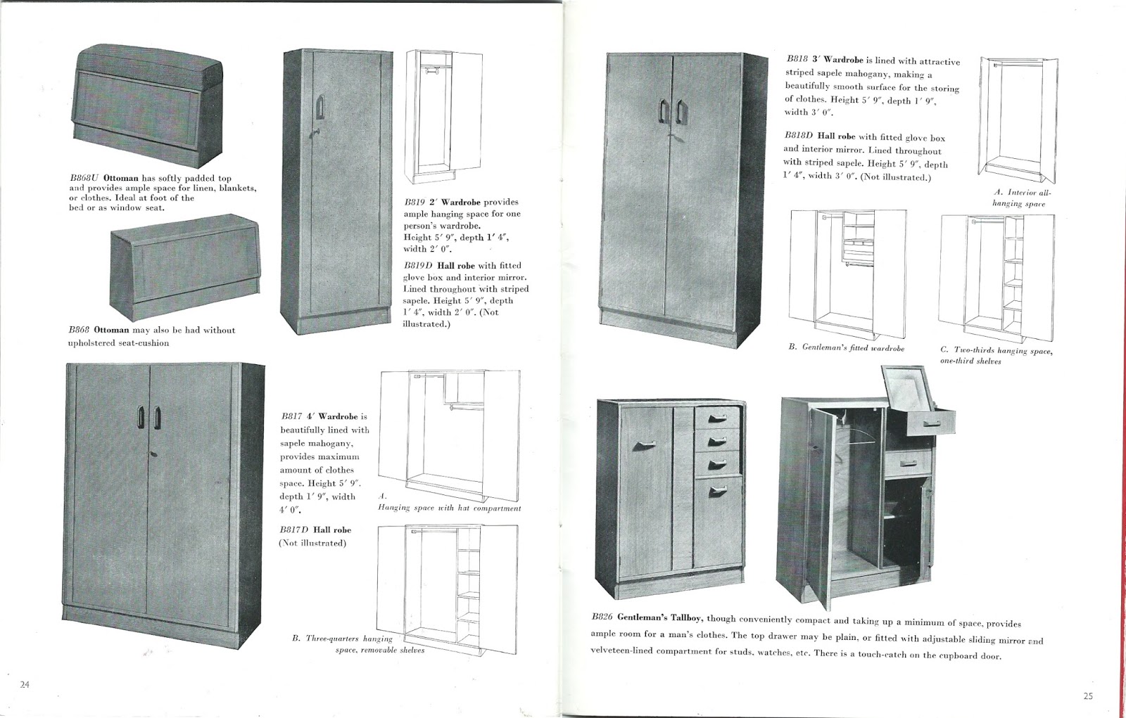Space Vintage and Retro Original 1950's First GPlan Catalogue
