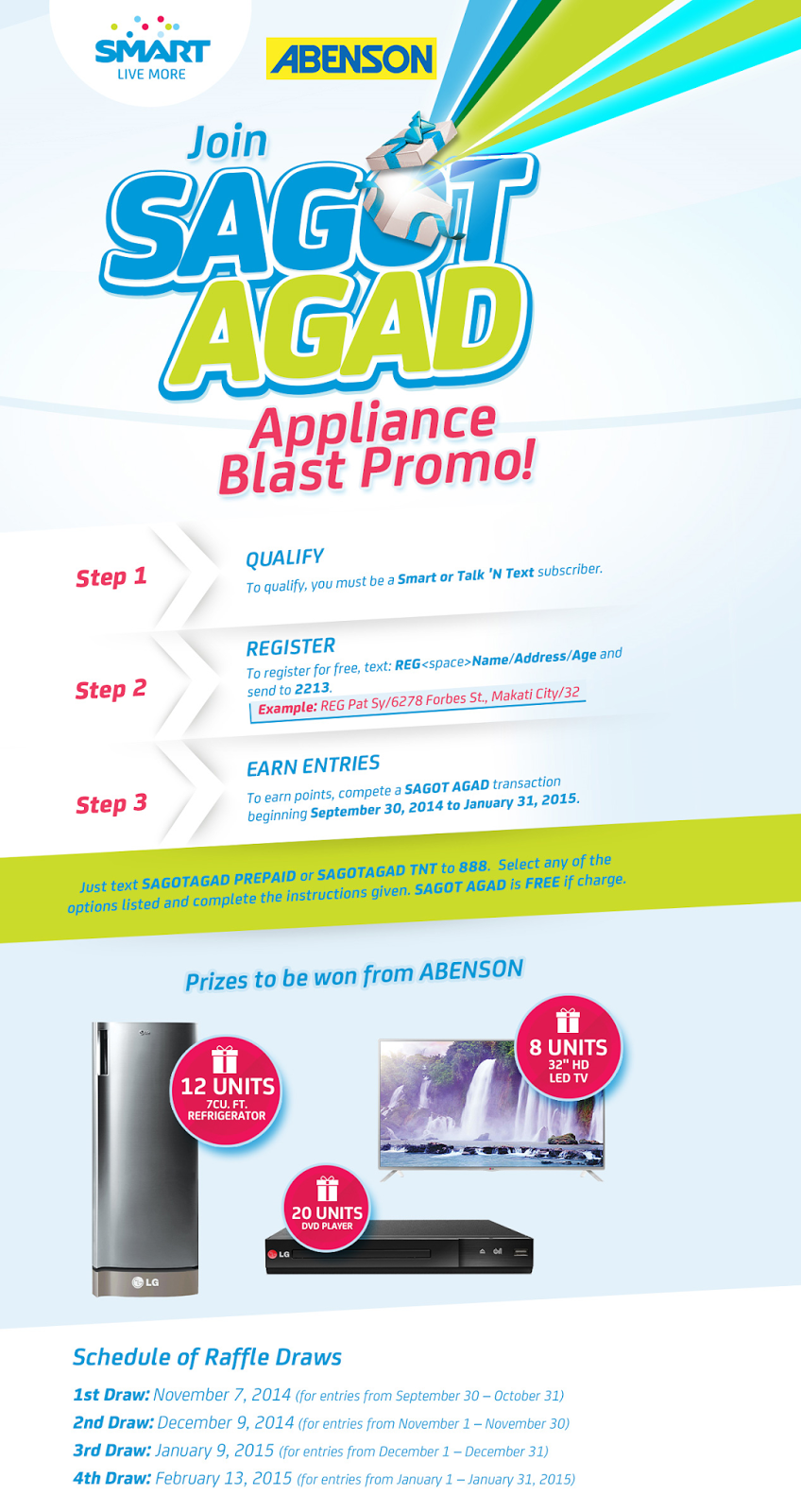 SagotAgad Appliance Blast Promo