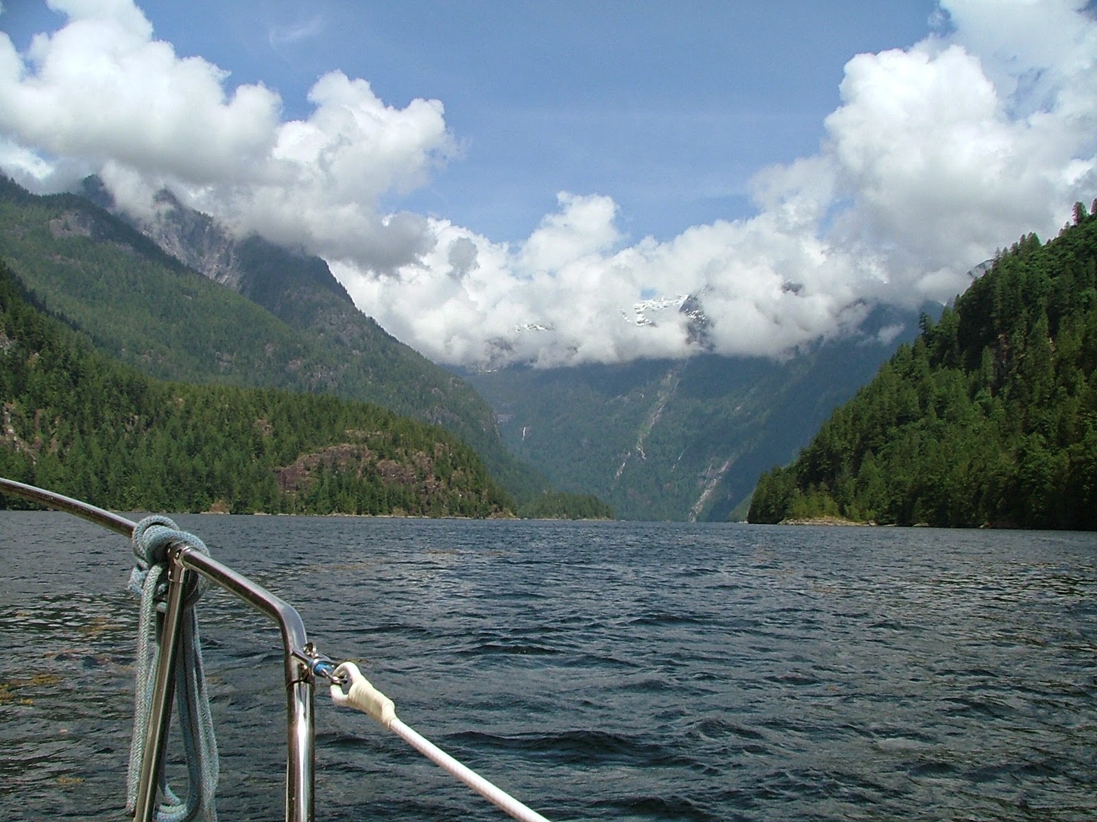 Princess Louisa Inlet where the mountains really do touch the sky