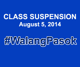 Class suspension August 5, 2014
