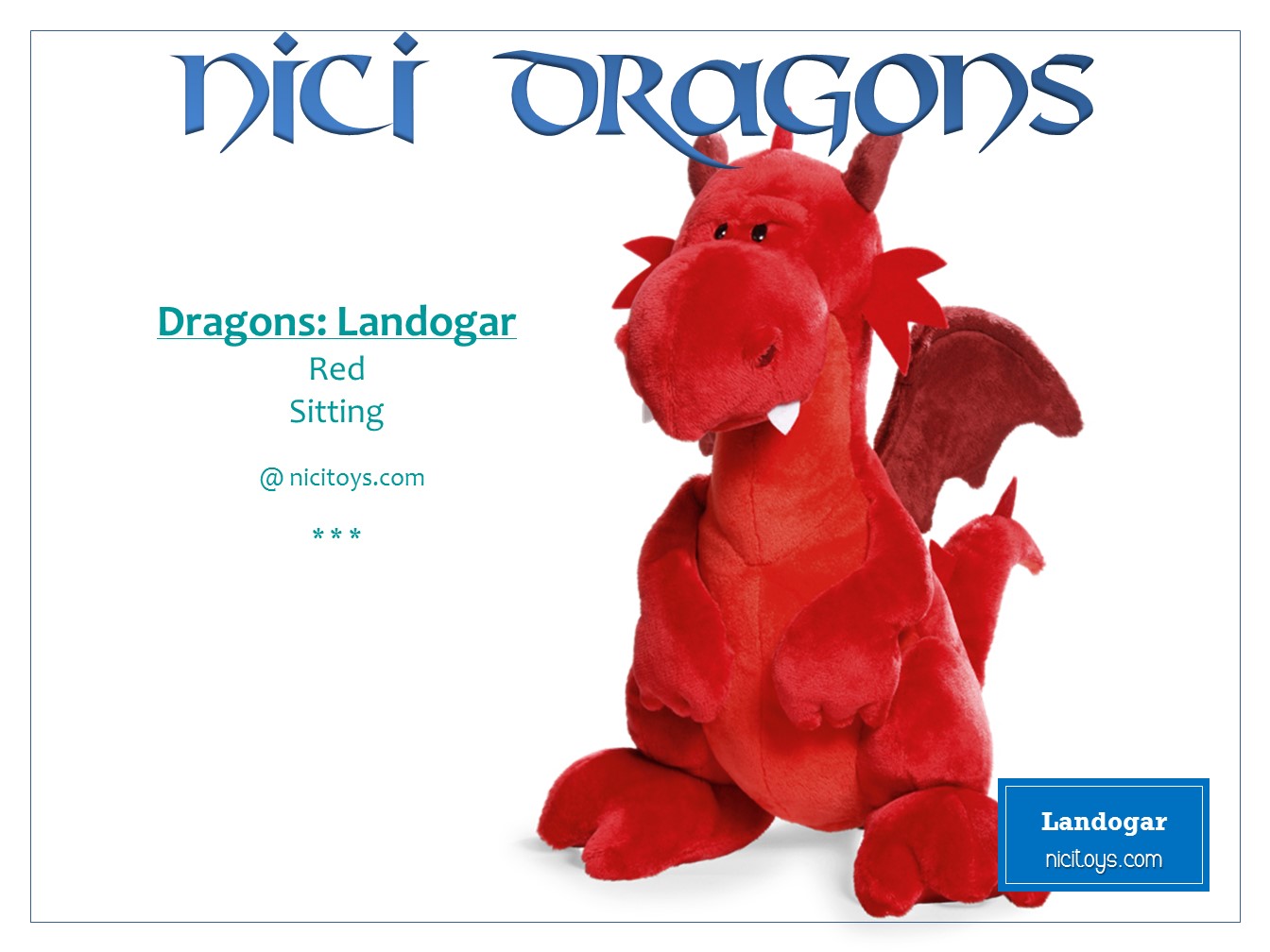 nici dragon plush