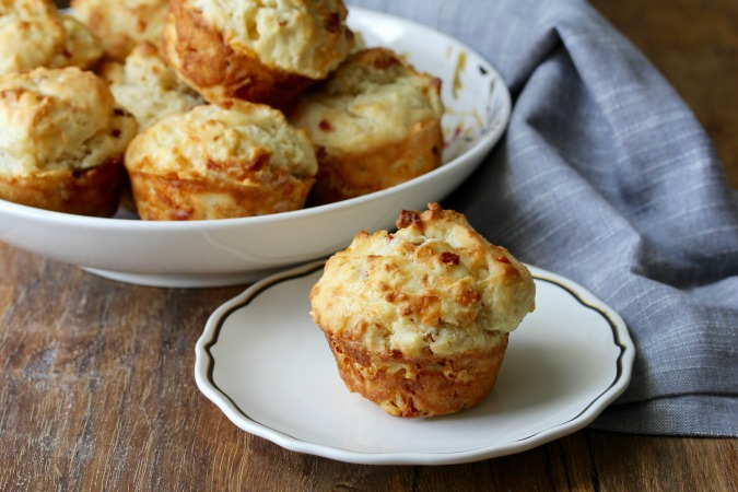  These bacon and Gruyère muffins, with a biscuit like texture, and loaded with bacon and the best cheese for baking (in my opinion) in the world, will pretty much become your new favorite savory muffin.