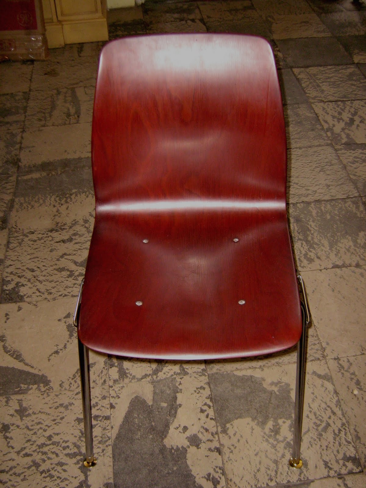 Funk & Gruven AZ SET OF SIX PAGHOLZ (W.GERMANY) STACKABLE CHAIRS