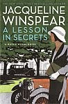 'A Lesson in Secrets' by Jacqueline Winspear US hardcover edition front cover