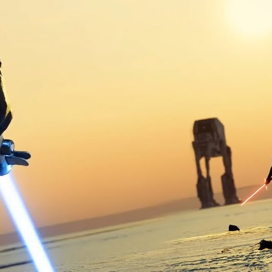 Kylo Ren VS.Luke Skywalker :「スター・ウォーズ」の人気ゲーム「バトル・フロント II」で再現してみた「ザ・ラスト・ジェダイ」のルークとカイロ・レンの師弟対決シーン ! !