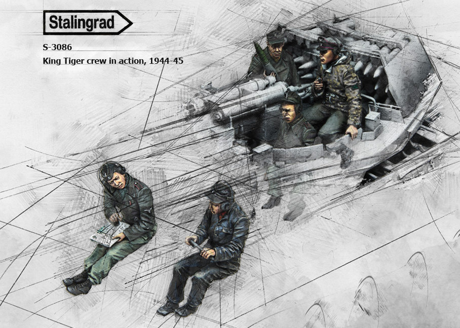 The Modelling News Stalingrad S New Tiger Ii Set Of Crew