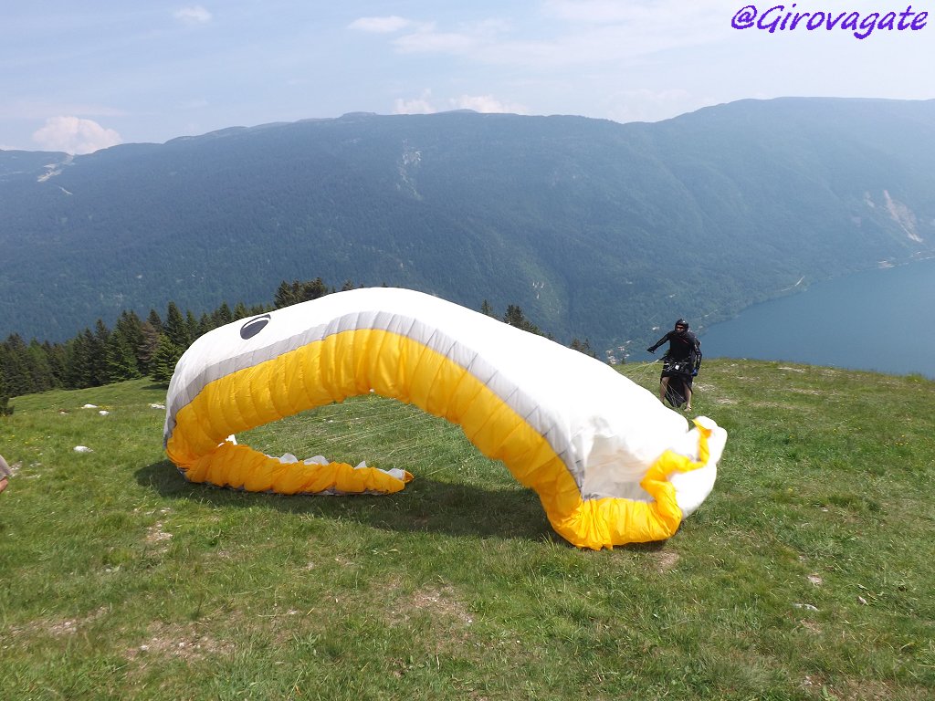 lancio parapendio tandem paganella