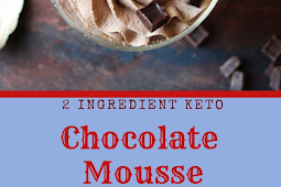2 Ingredient Keto Chocolate Mousse