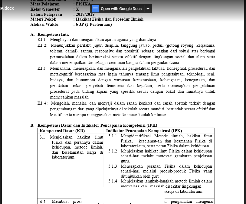 Rpp Fisika Kelas 10 11 12 Smk Mak Revisi 2017 Kurikulum 2013