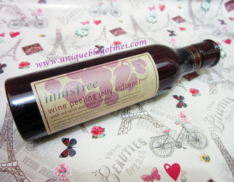 Innisfree Wine Peeling Jelly Softener Review Mei's Unique Blog
