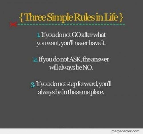 Three simple rules jjbjorkman.blogspot.com