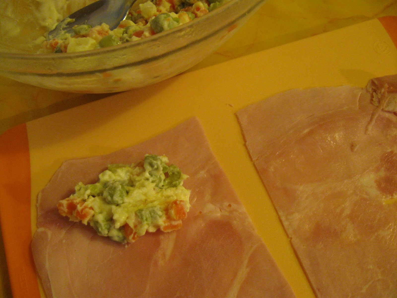 LA GRANJA DI ADRIANA involtini di prosciutto cotto ripieni con