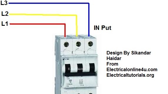 3 Phase Breaker Wiring Connection In, Wiring A 3 Phase Circuit Breaker