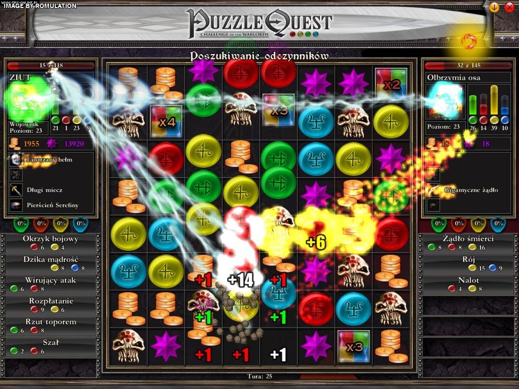 Puzzle Quest Challenge of the Warlords DS ROM Download
