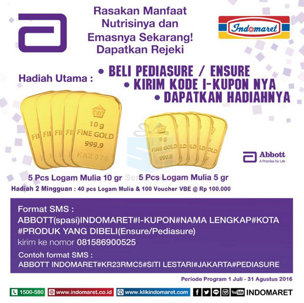 Rasakan Manfaat Nutrisinya dan Emasnya Sekarang! Rasakan Manfaat Nutrisinya dan Emasnya Sekarang!