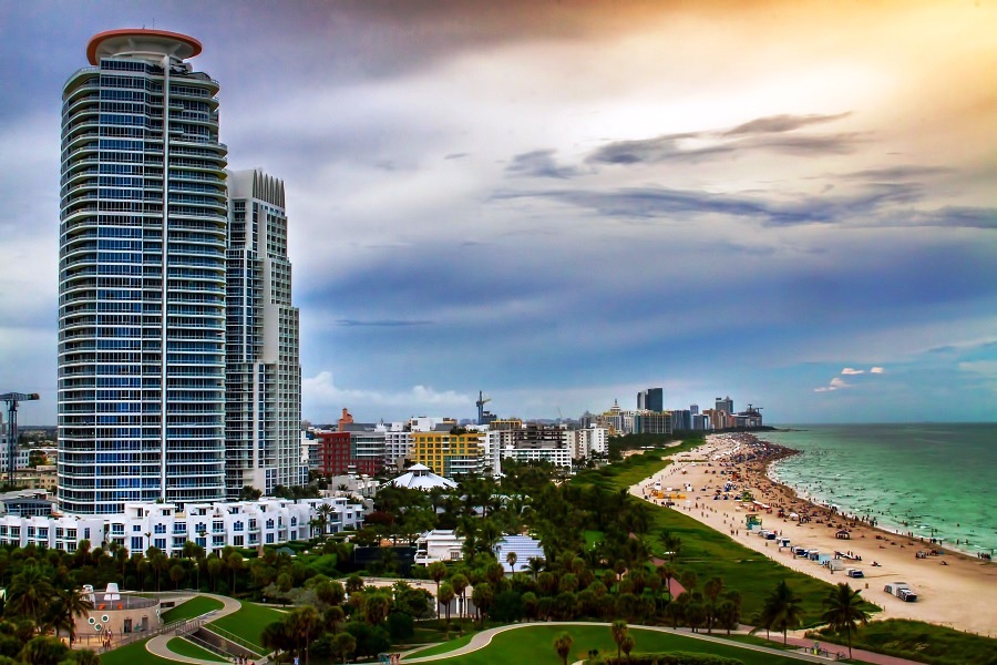 Miami Beach, United States - A Beautiful Coastal Resort City In Florida