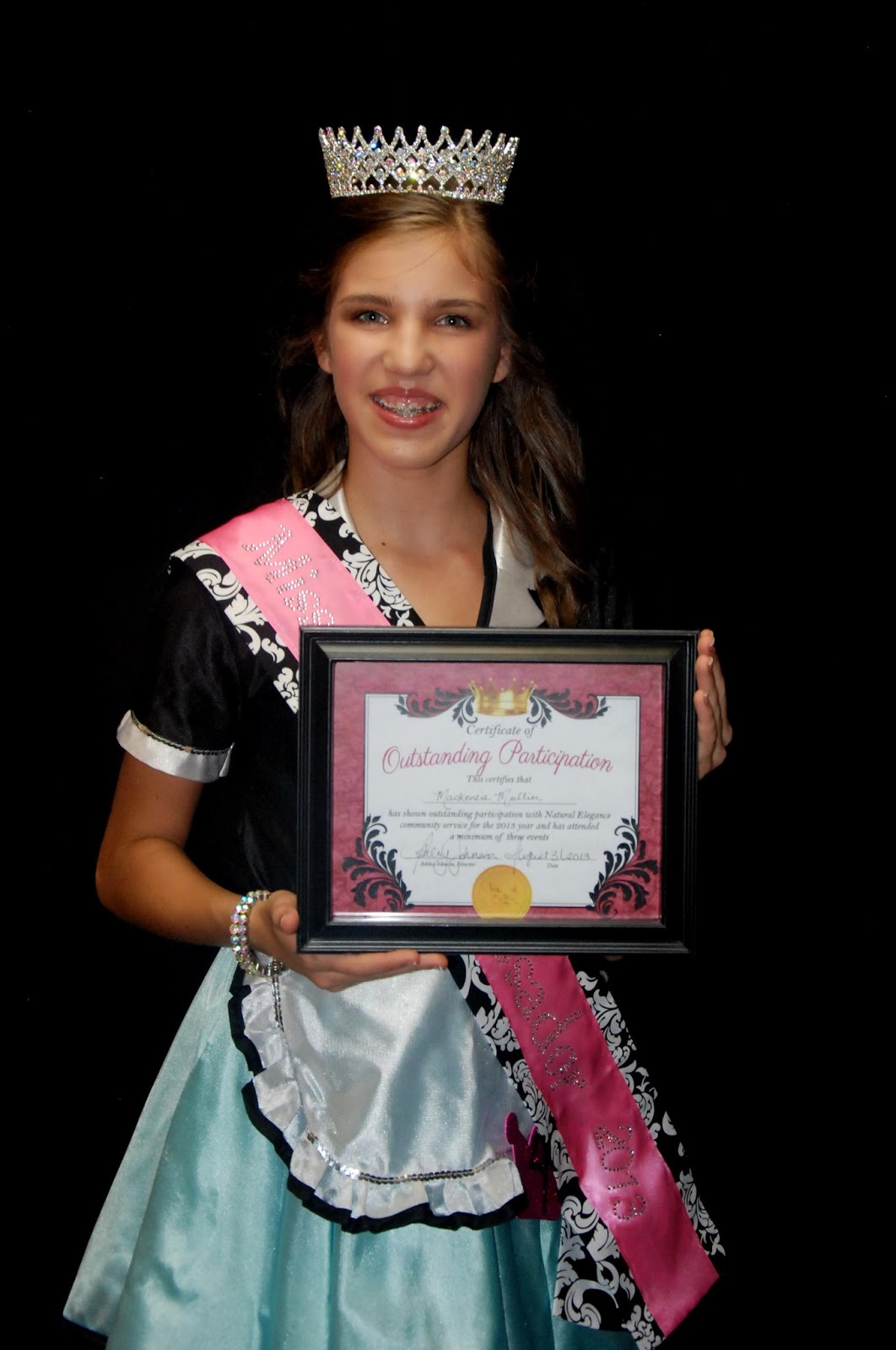 Natural Elegance Pageants: 2013-2014 Ambassador Queens: Mackenzie and Layla