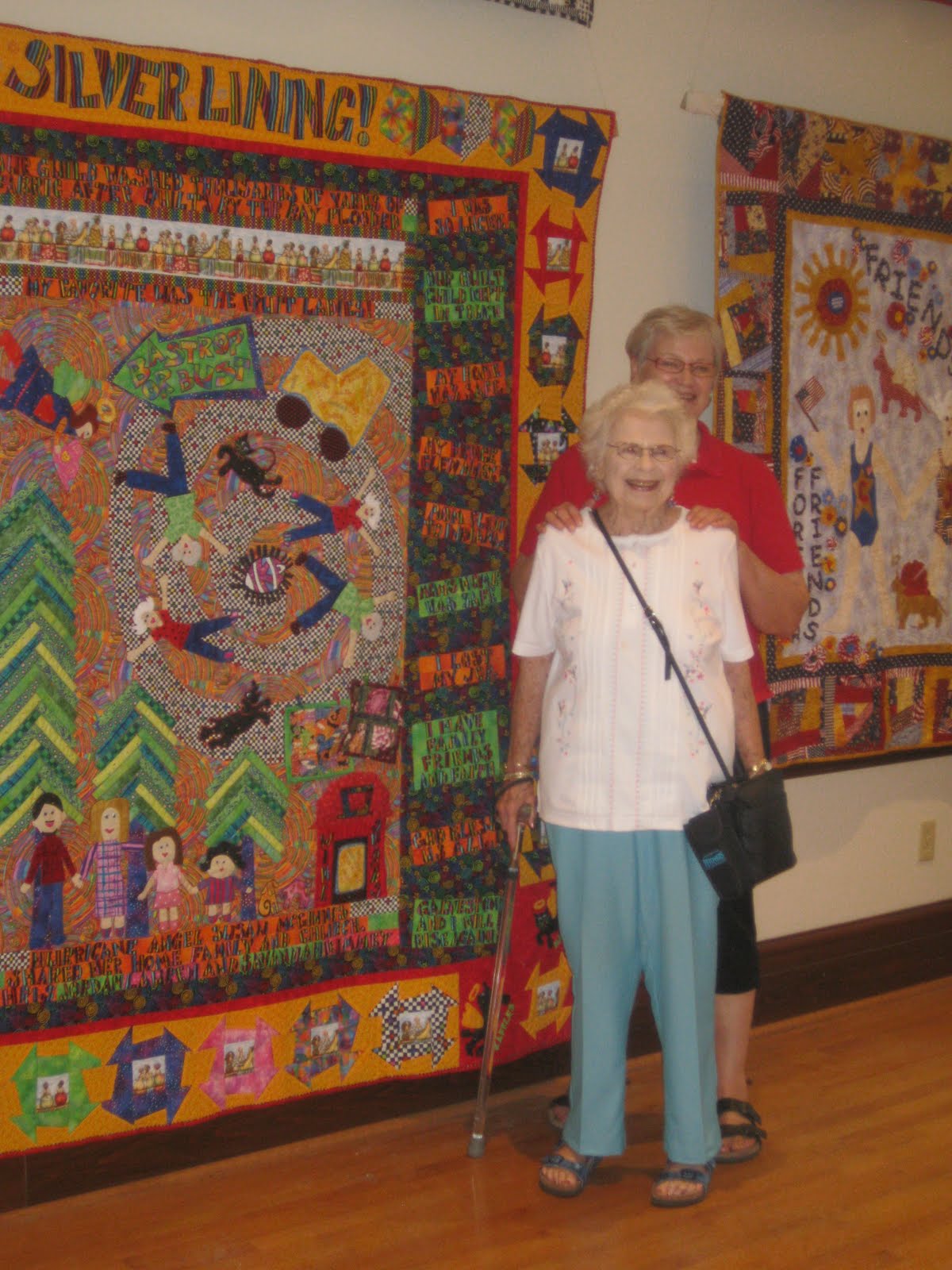 MARY LOU and CHERRIES TOO Galveston Quilt Show and My Time with Peggy