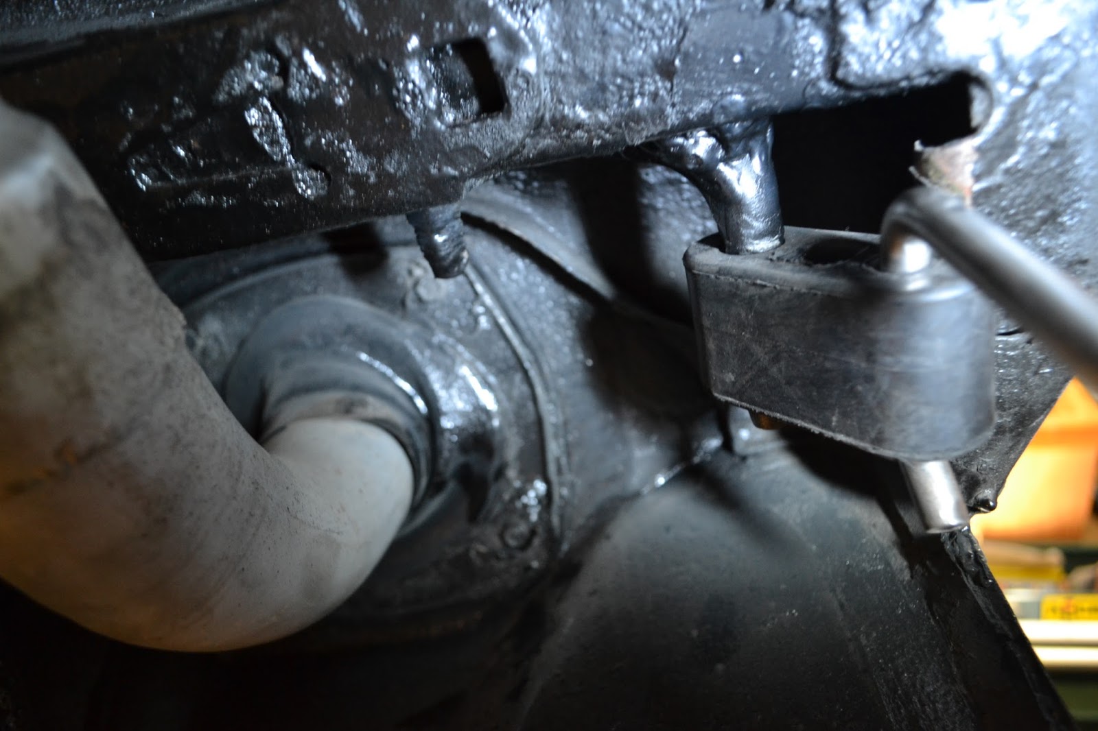 Fox Body Mustang Restoration Installing the Body to Filler Tube seal