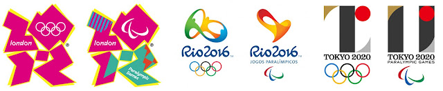 logos olímpicos  2012 2016 2020