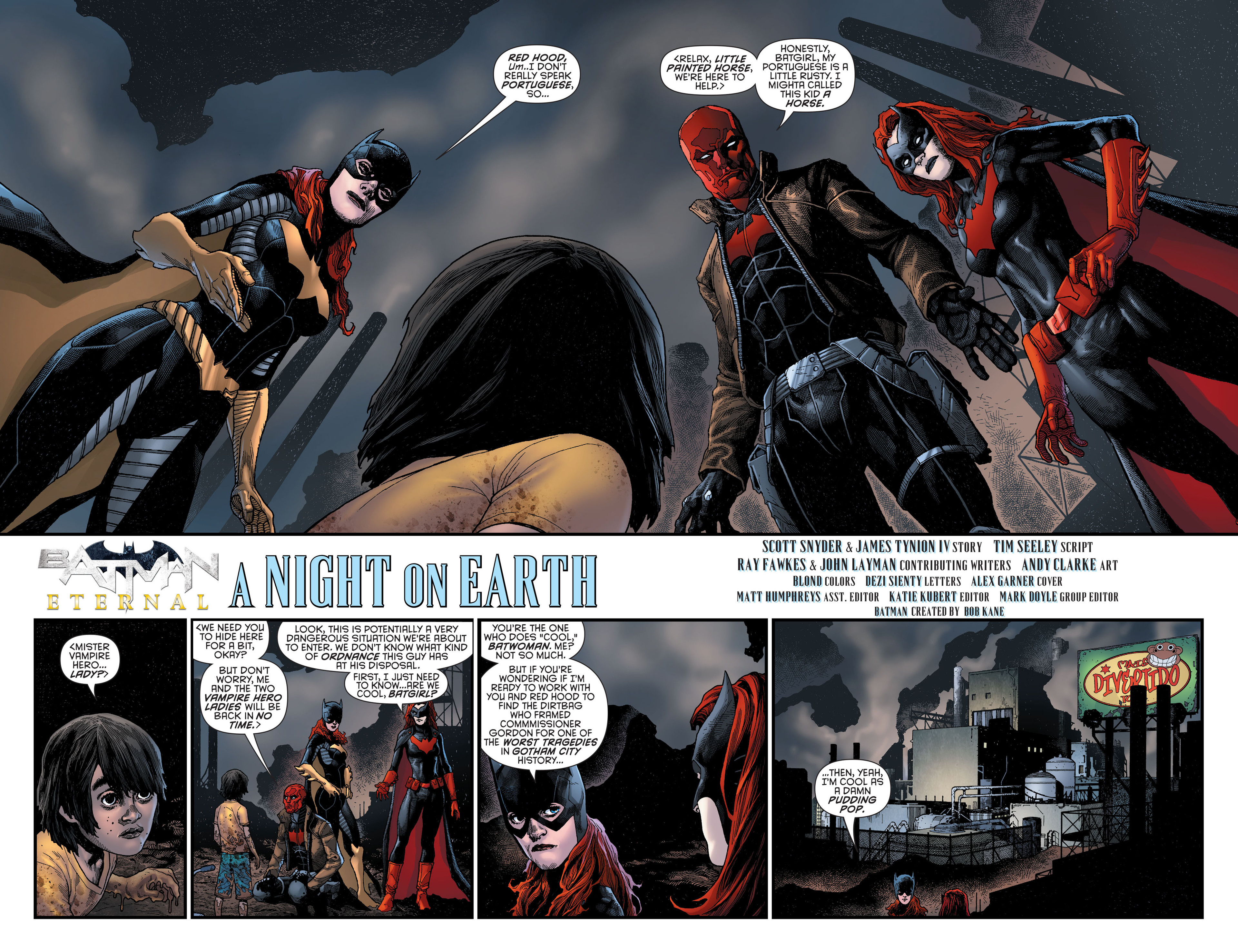 Бэтмен 18. Batman Eternal Issues. Batgirl and Commissioner Gordon.