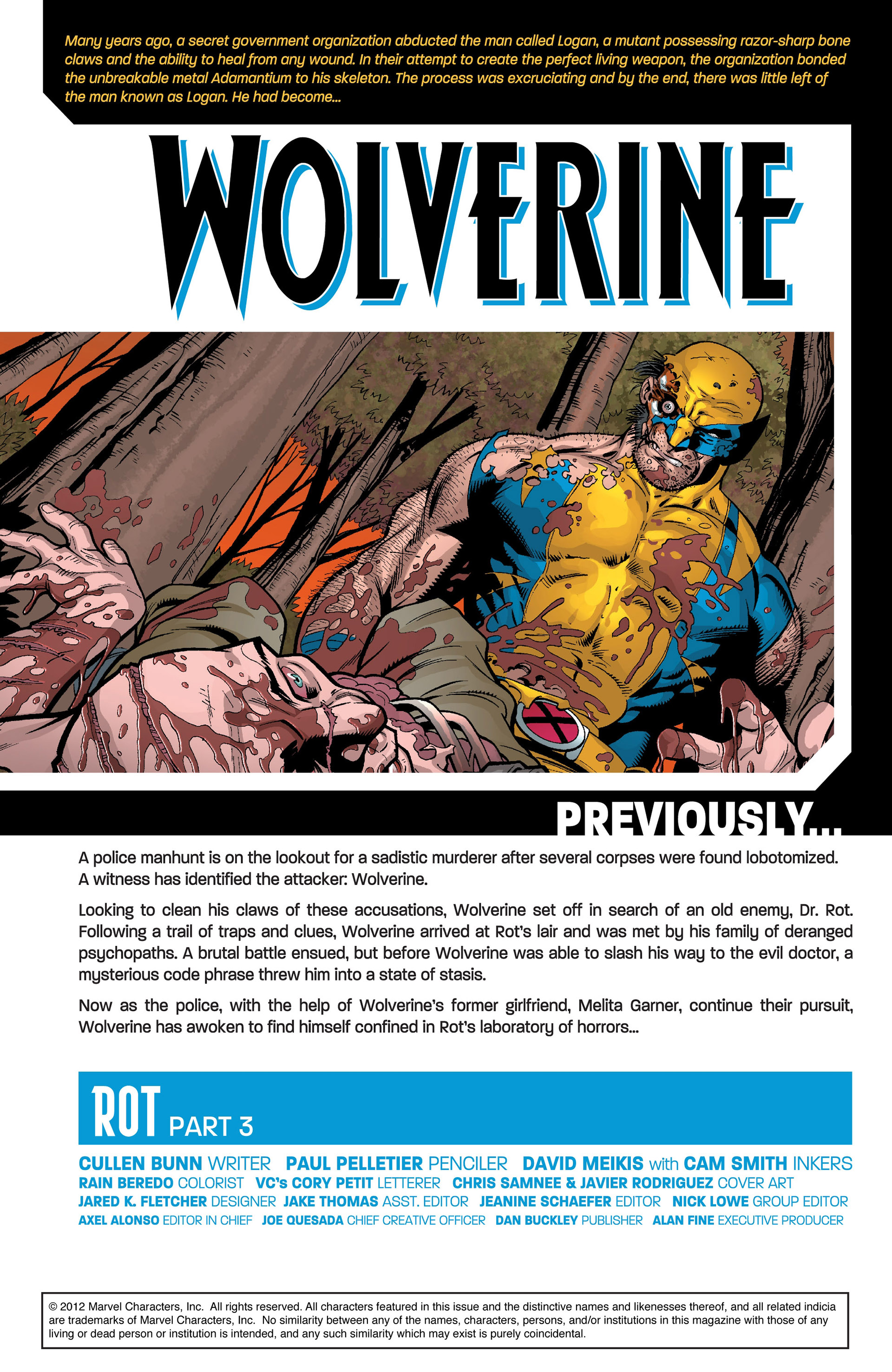 Read online Wolverine (2010) comic -  Issue #307 - 2