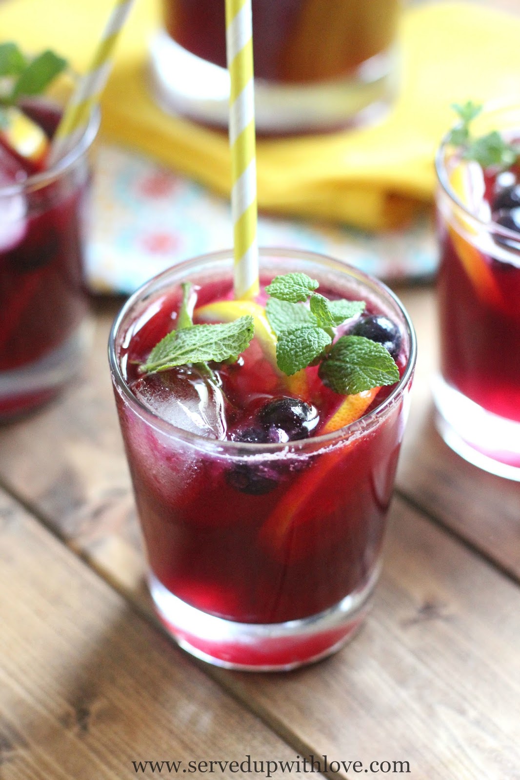 Served Up With Love Blueberry Lemonade