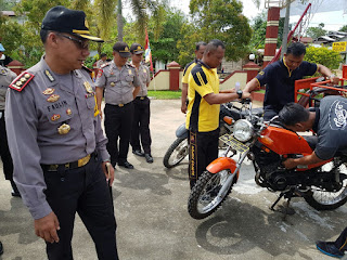 OTT TIM SABER PUNGLI POLRES MELAWI SITA Rp 9,4 JUTA