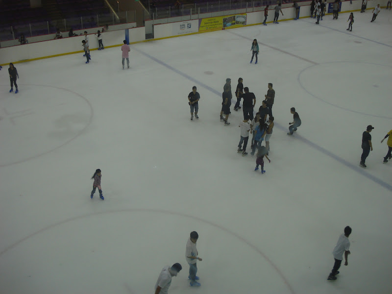 Lionel n Rachel JCube Ice Skating