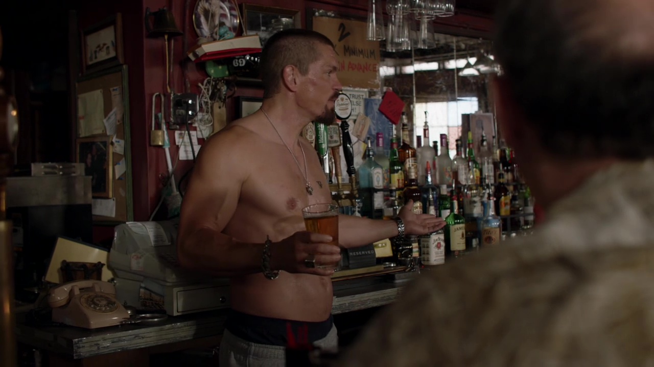 Steve Howey shirtless in Shameless 9-12 "You'll Know The Bottom W...