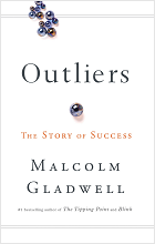 Outliers by Malcolm Gladwell book cover