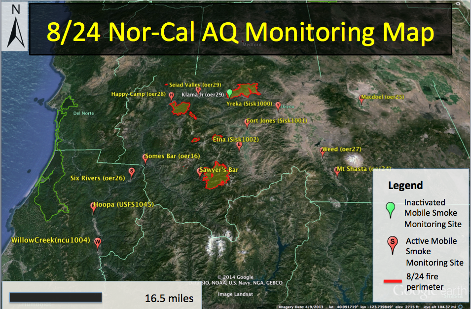 California Smoke Information August 22 26, 2014 Northern