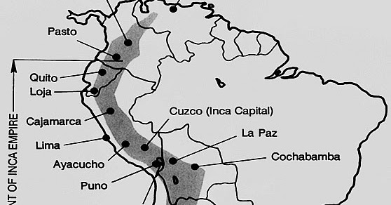 Inca Empire Map 