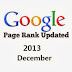 Finally PageRank Updated In 6th December 2013